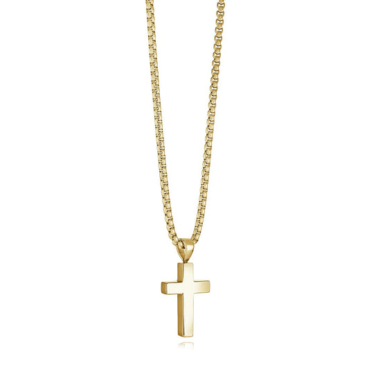 Classic Jesus Cross Necklace - 316L Stainless Steel Chain