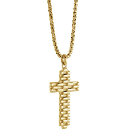 Watch-Link Cross Necklace - Premium Stainless Steel Chain