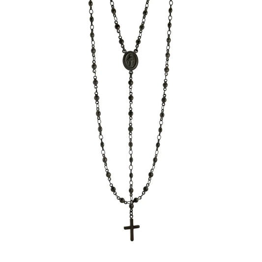 Classic Rosary Necklace - Premium 316L Stainless Steel