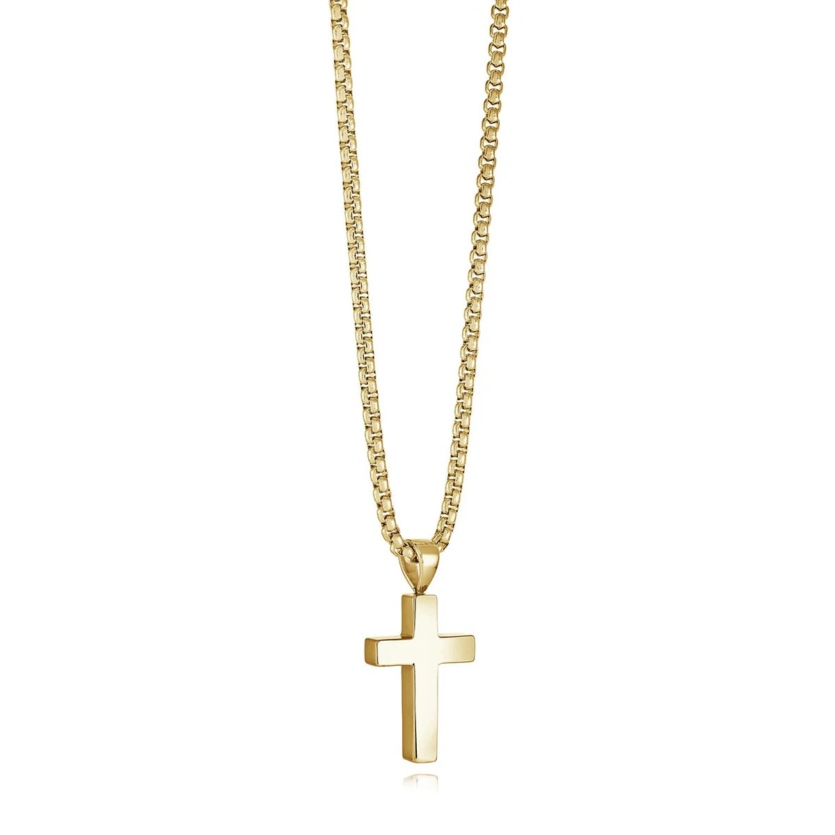 Classic Jesus Cross Necklace - 316L Stainless Steel Chain